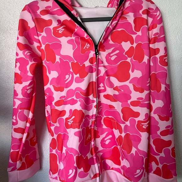 Bathing Ape BAPE Pink Camo Full Zip Jacket those who are in the know, know!! - Picture 7 of 7